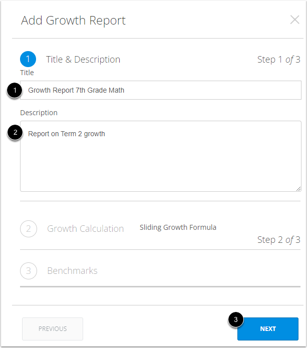 Add Report Title and Description