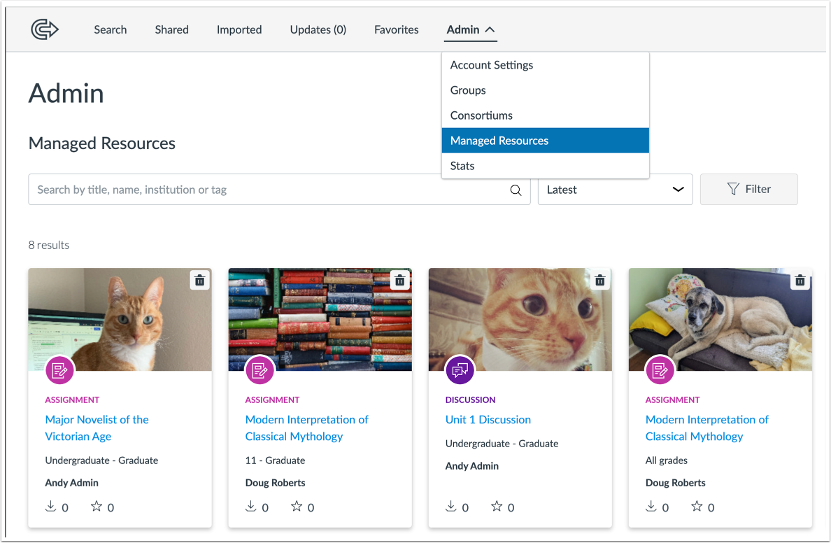 View Managed Resources