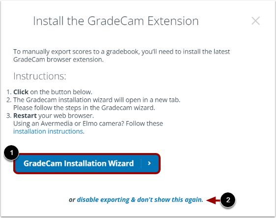 Install GradeCam Extension