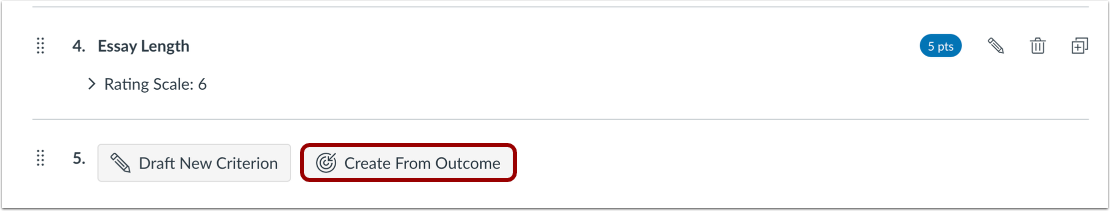 Create Criterion From Outcome