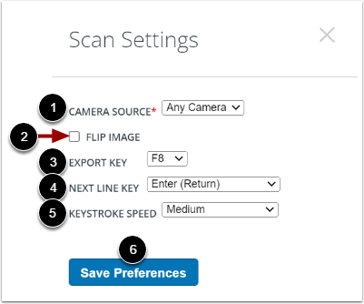View or Edit Scan Settings