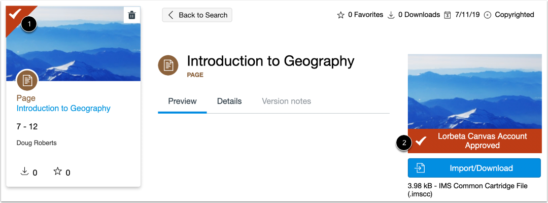 View Approved Content