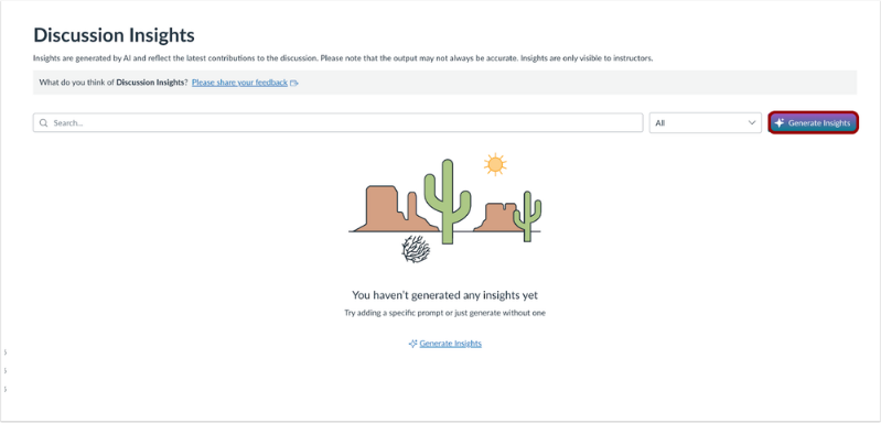 View Generate Insights