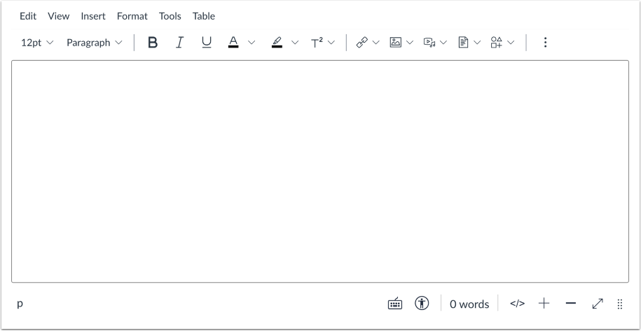 Open Rich Content Editor