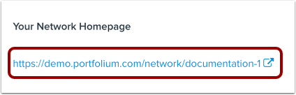 View Network Homepage