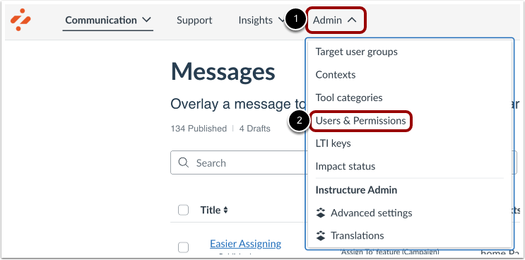Open Users and Permissions