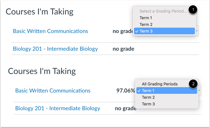 View Global Grades