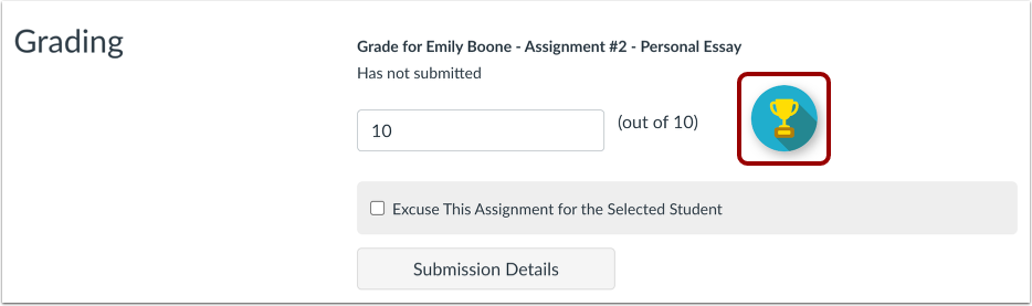 View Submission Sticker