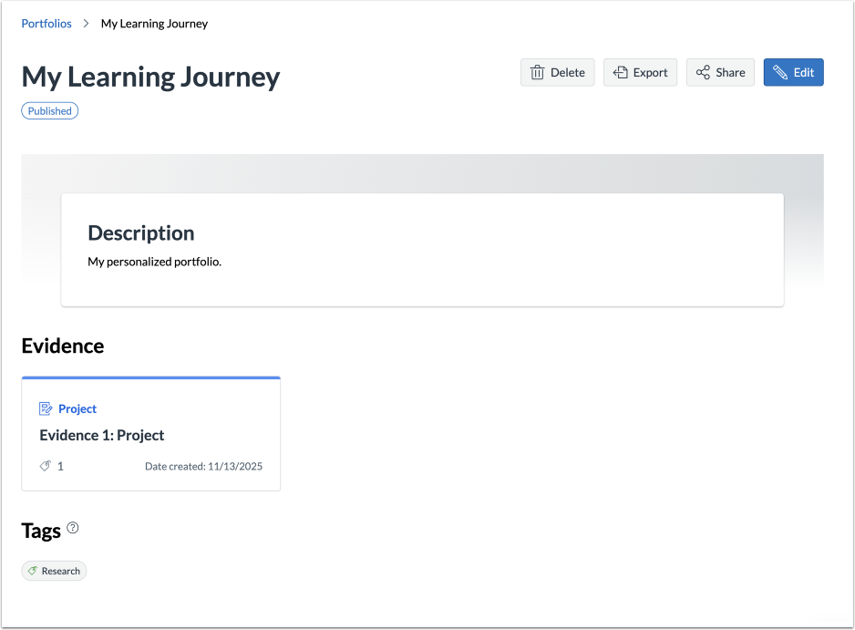View Showcase Portfolios