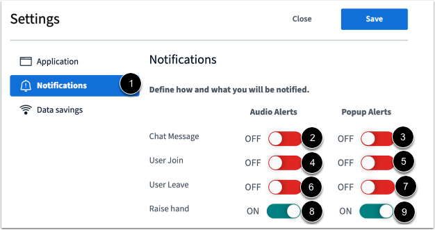 Manage Notification Settings