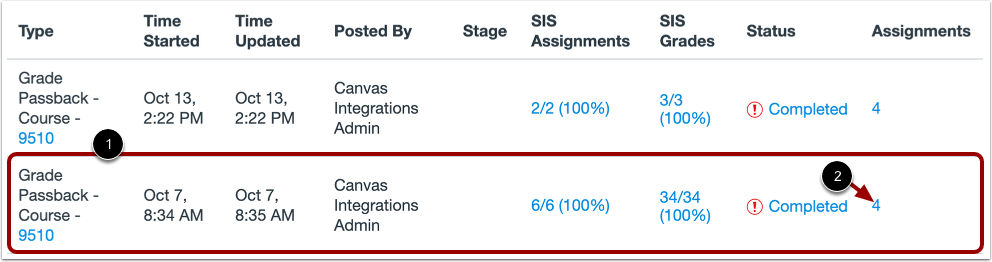 Open Synced Assignments