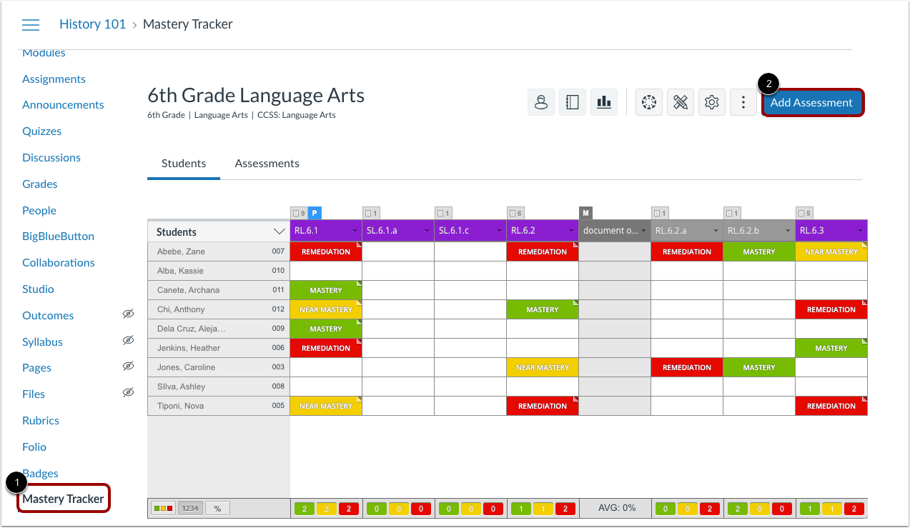 Open Mastery Tracker