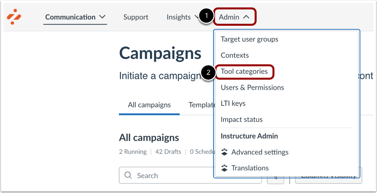 Open Tool Categories