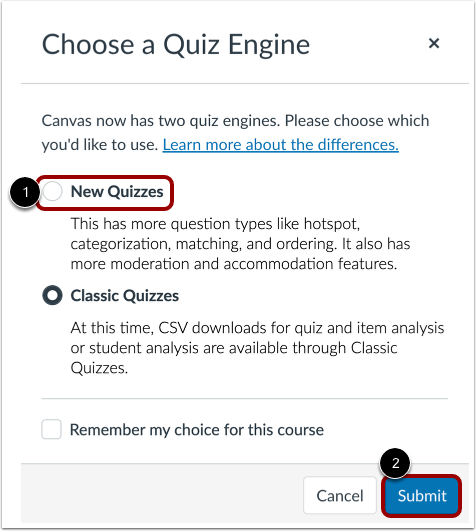 Select Quiz Engine