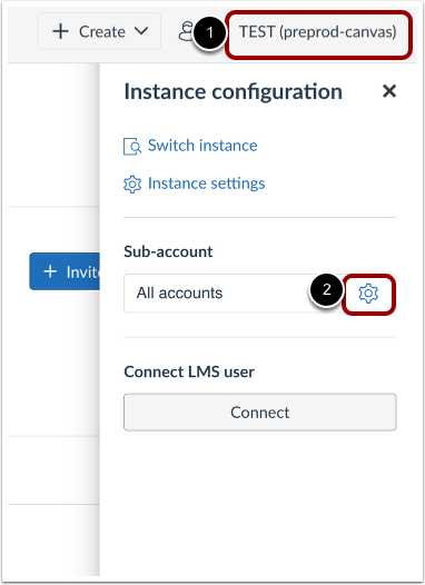 Open Account Settings