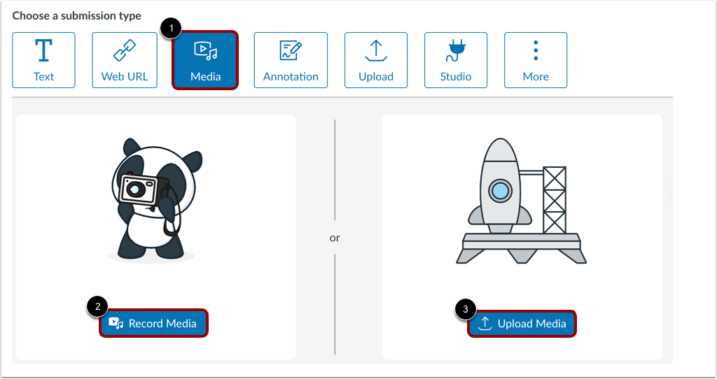 Submit Media Recording