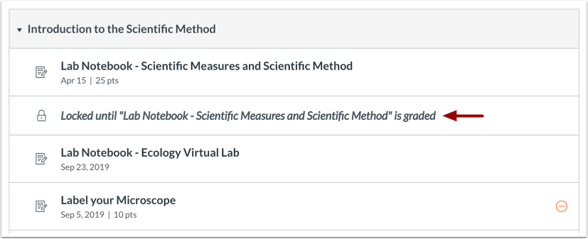 Release Conditional Items