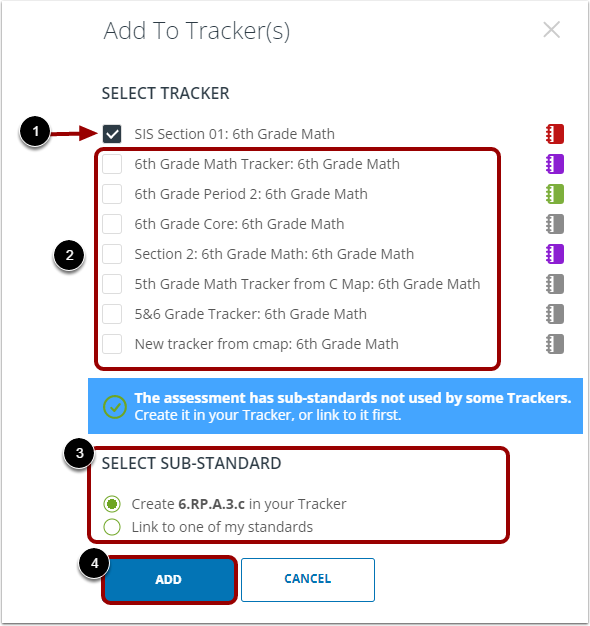 Select Trackers