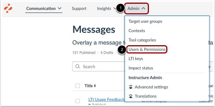 Open Users and Permissions