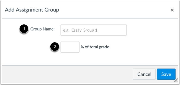 Create Assignment Group