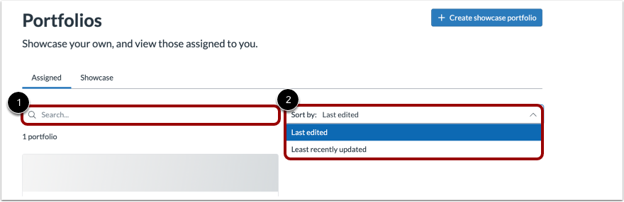 Manage and Find Portfolios