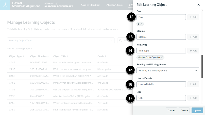 Edit Learning Object