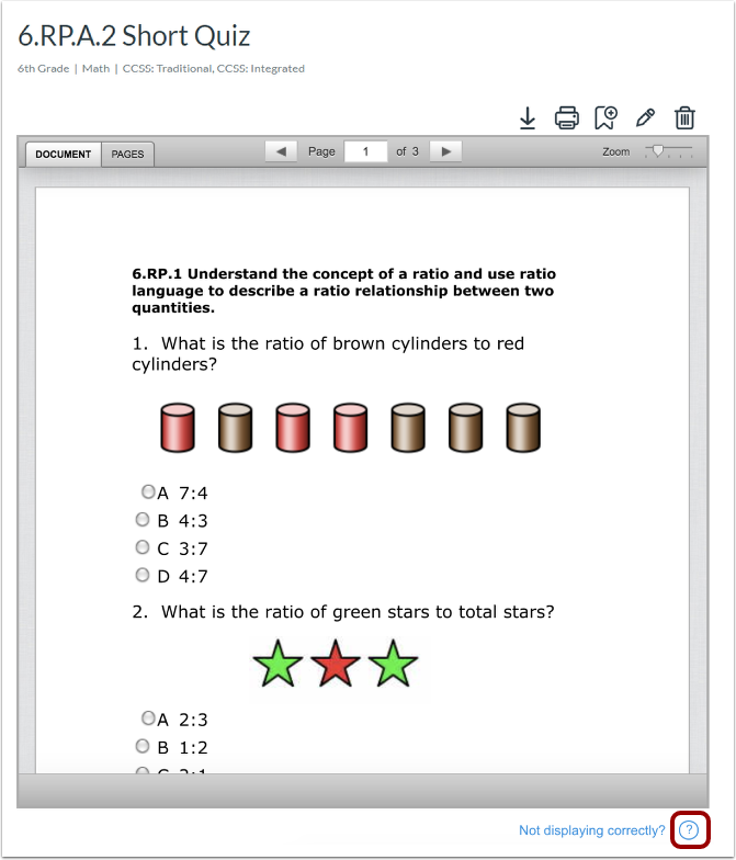 Not Displaying Correctly
