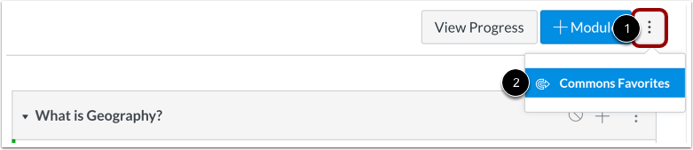 Open Commons Favorites
