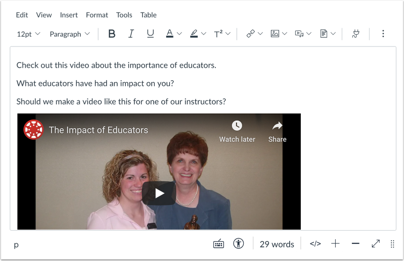 Preview Embedded Media