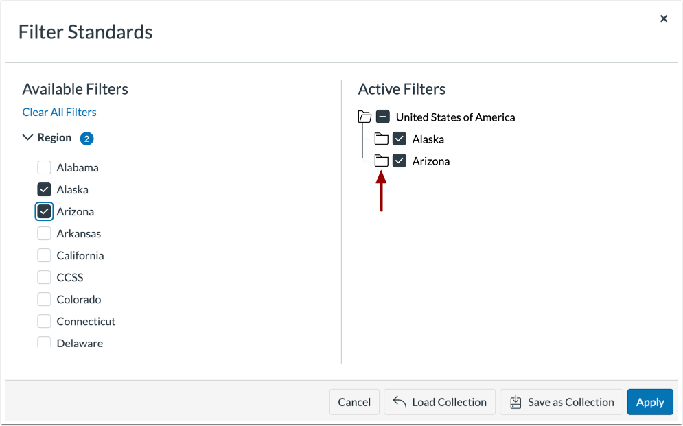 Optionally Expand Active Filters