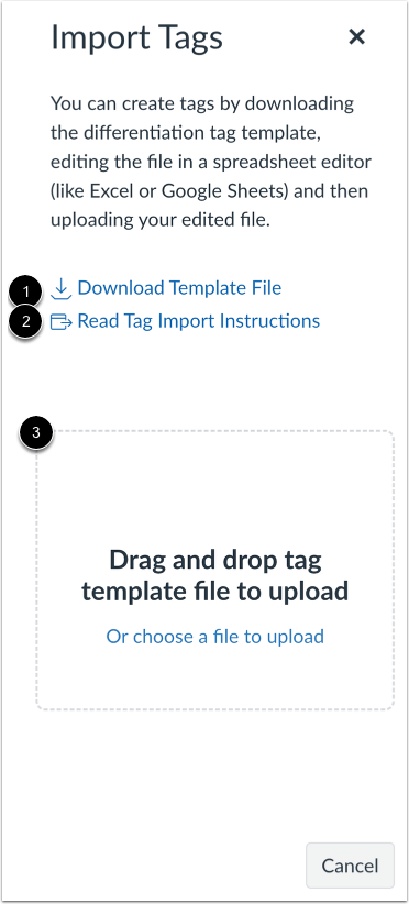 Import Tags