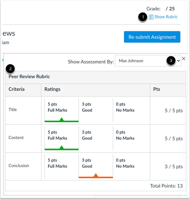 View Rubric