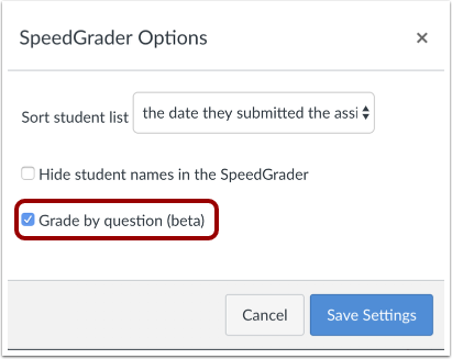 Select Grade by Question