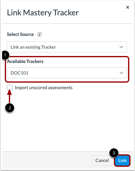 Enter Tracker Details