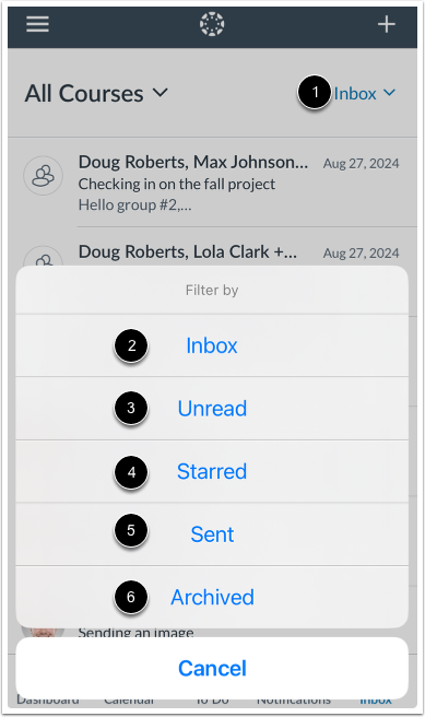 View Inbox Filters