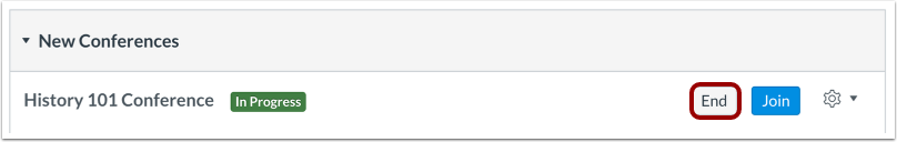 End Conference Manually