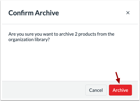 How do I manage products in my organization product library ...