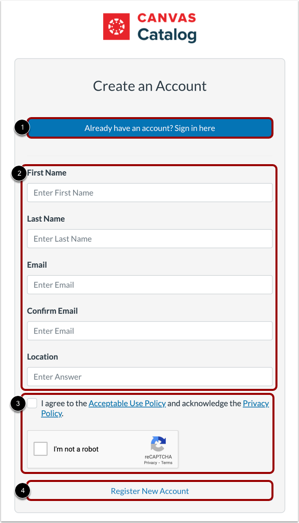 Sign In or Register for Account