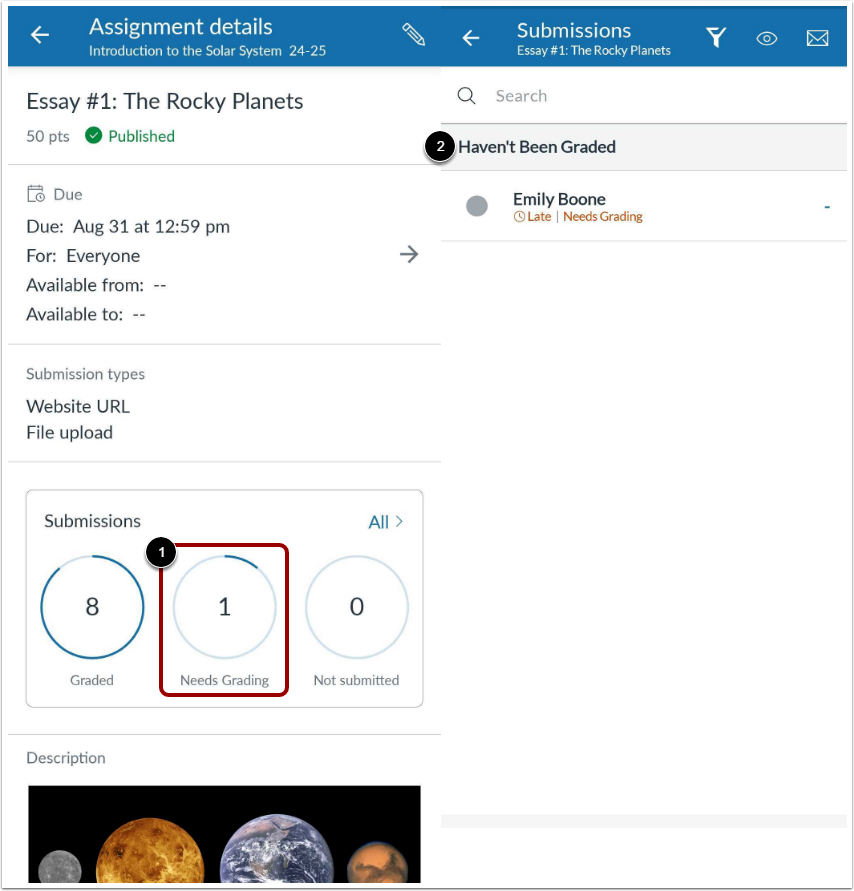 Open Submissions by Status