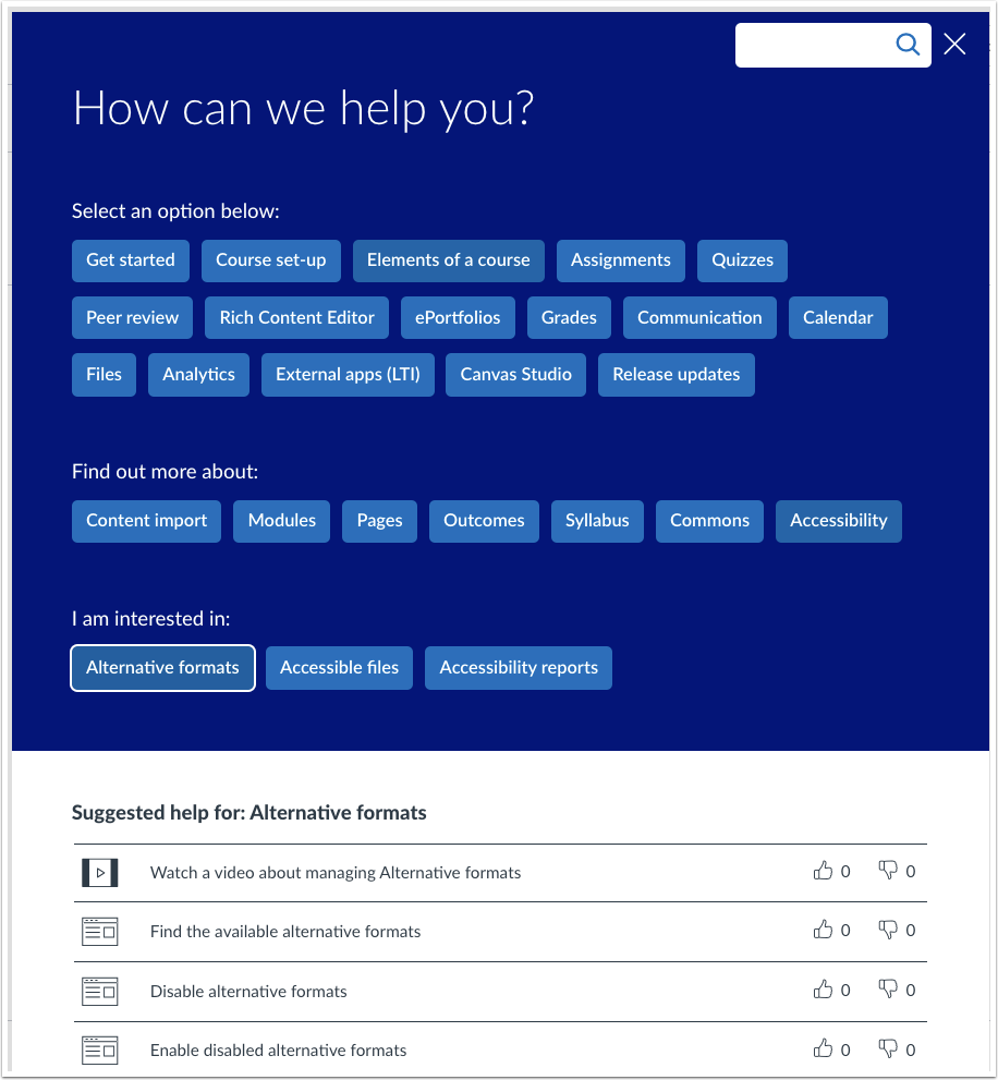 Ally Integration Support Center Category