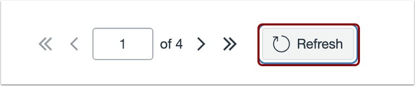 Refresh Rostering Job History