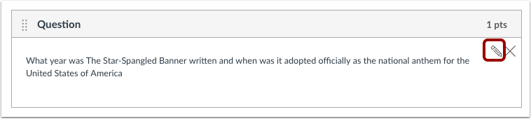 Edit Multiple Answers Question