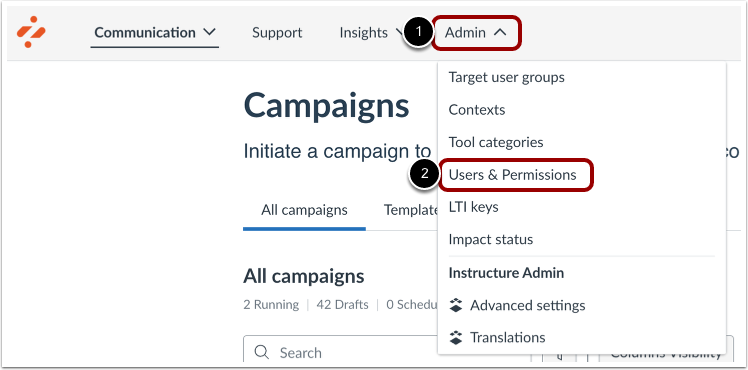 Open Users and Permissions