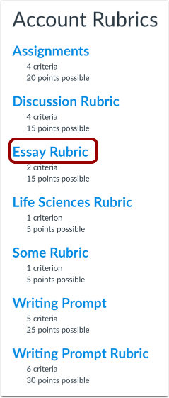 Open Rubric