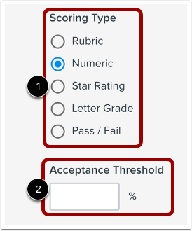 Define Scoring Details