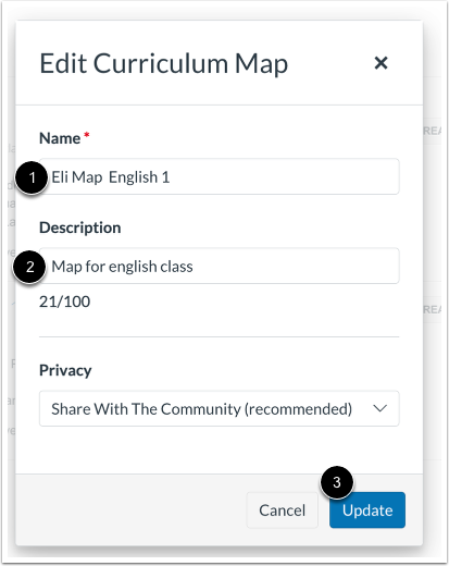 Enter New Name or Description
