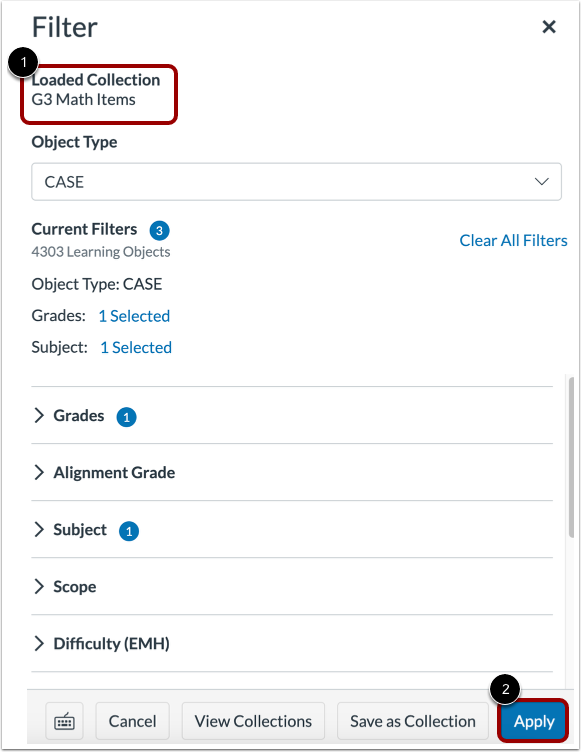 Apply Loaded Collection