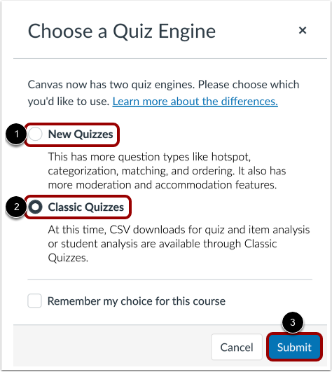 Select Quiz Engine