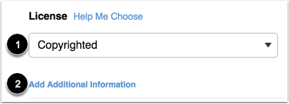 Choose Content License