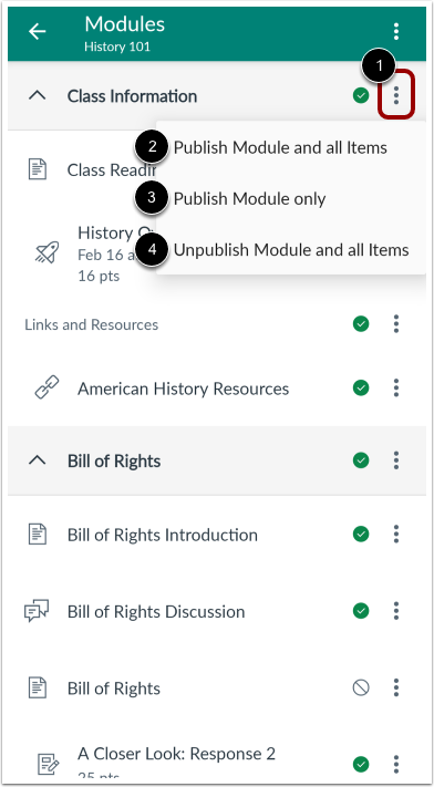 Bulk Publish and Unpublish Individual Module